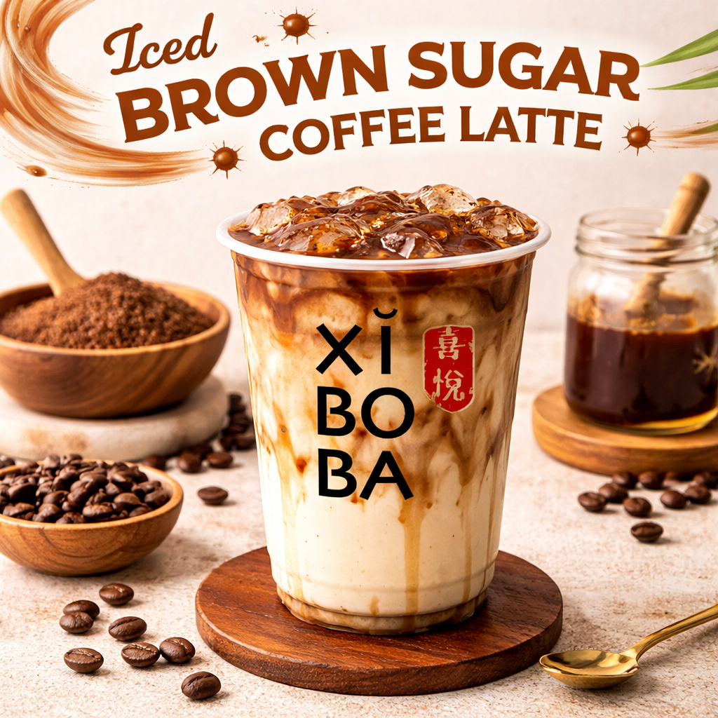 Iced Brown Sugar Coffee Latte
